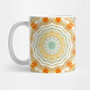 Flower Of Life Mandala (Marmalade Sky) Mug